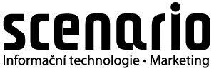 Scenario logo černé