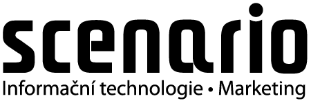 Logo Scenario černé